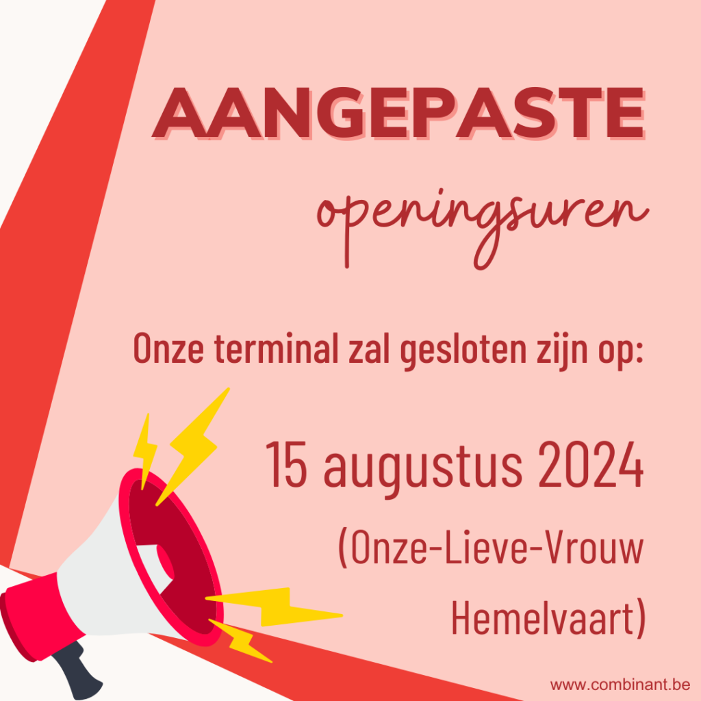 Aangepaste openingsuren